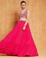Thumbnail for Lehenga Mart Glamorous Designer Lehenga Choli for Bridal and Bridesmaids Wedding Wear Choli - Distacart