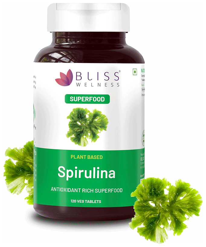 bliss welness immunity wellness spirulina veg tablet