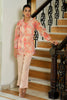 Vaasva Women Marble Print Embroidered Shirt With Solid Pants. - Distacart