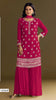 Anaita Red Heavy Chinon Suit With Embroidery Bits Work - Distacart