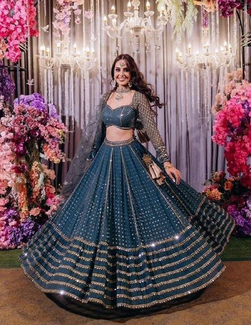 Lehenga Mart Designer Bollywood Style Wedding Wear Lehenga Choli - Distacart