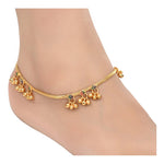 Thumbnail for AanyaCentric Gold Plated Traditional Anklets Payal - Classic and Stylish for Women and Girls - Distacart