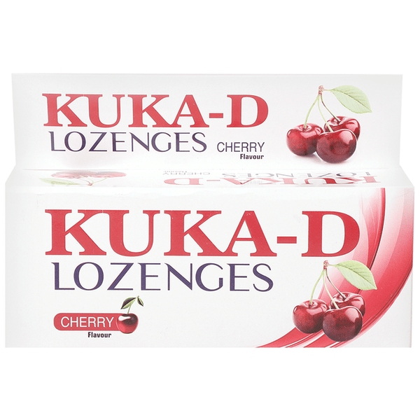 Multani Kuka-D Cough Lozenges(6 Each) Cherry