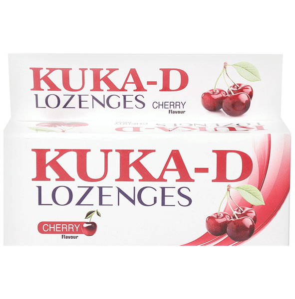 Multani Kuka-D Cough Lozenges(6 Each) Cherry