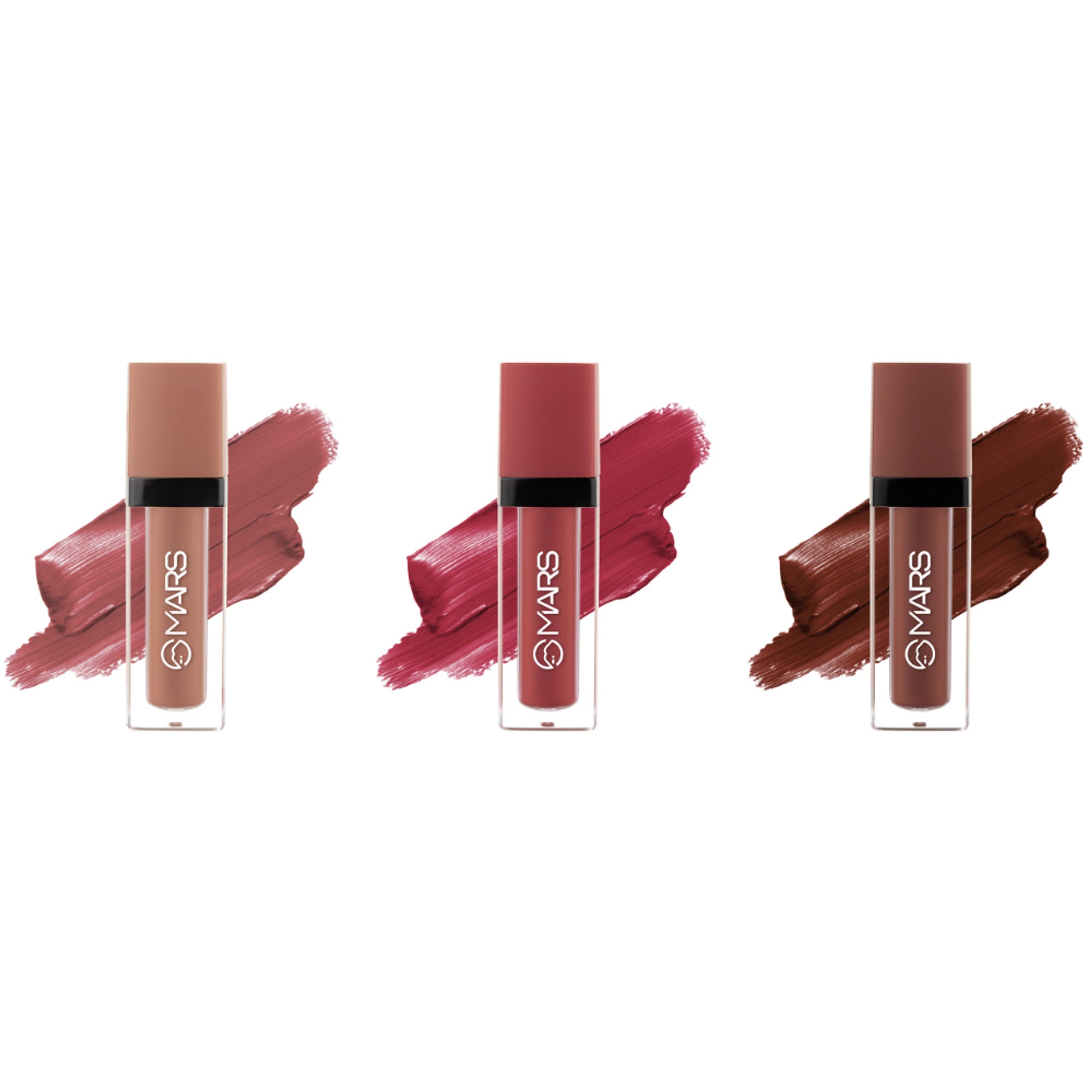 MARS Cosmetics Queen Of Mattes Reds & Maroons Liquid Lipsticks - All Rounder - Distacart