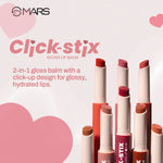 Thumbnail for MARS Cosmetics Click Stix Gloss Lip Balm - 01-best Nude
