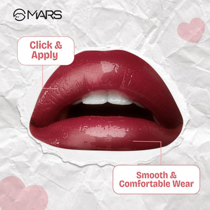 MARS Cosmetics Click Stix Gloss Lip Balm - 03-berry Jam - Distacart