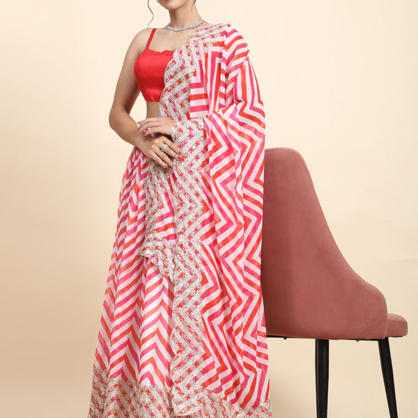 Lehenga Mart Glamorous Designer Lehenga Choli for Bridal and Bridesmaids Wedding Wear Choli - Distacart
