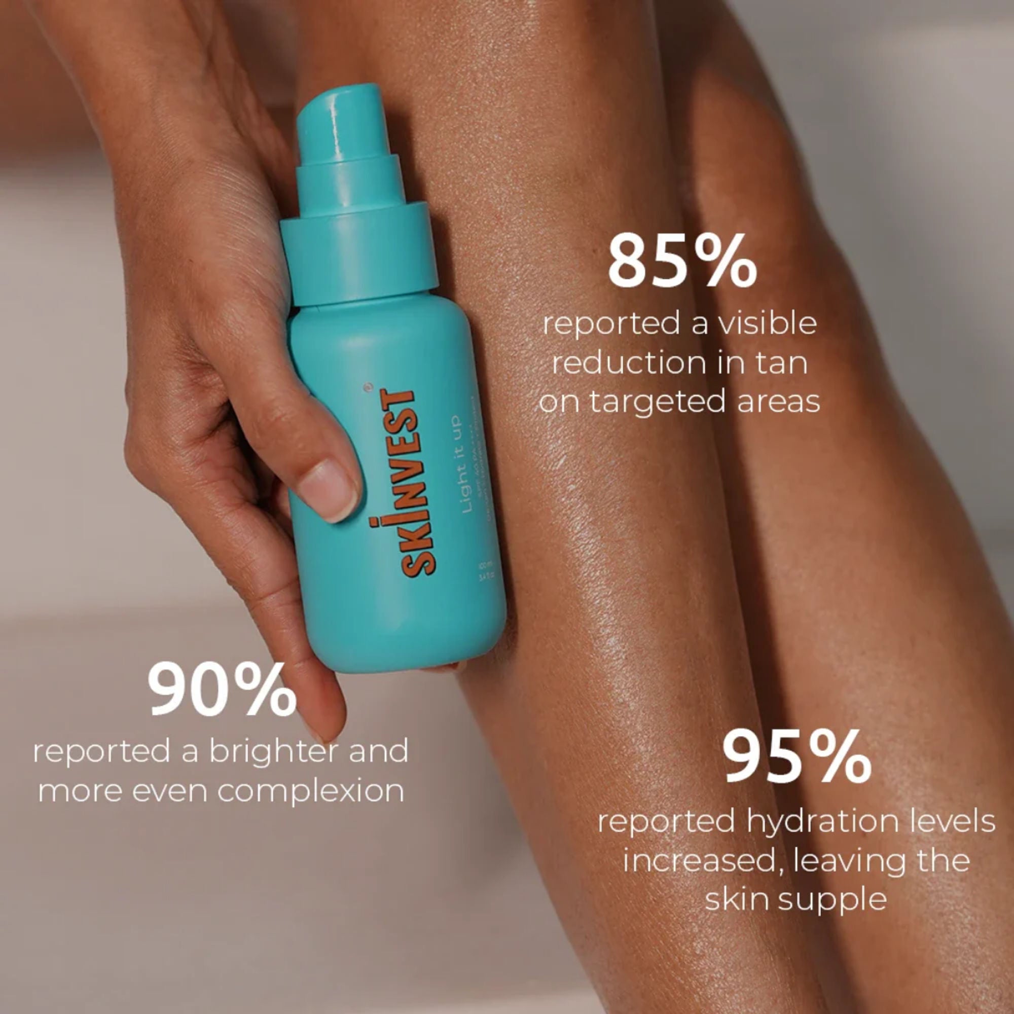 Skinvest Light it up Body Sunscreen + De-Tan Spray SPF 40 PA ++++ - Distacart