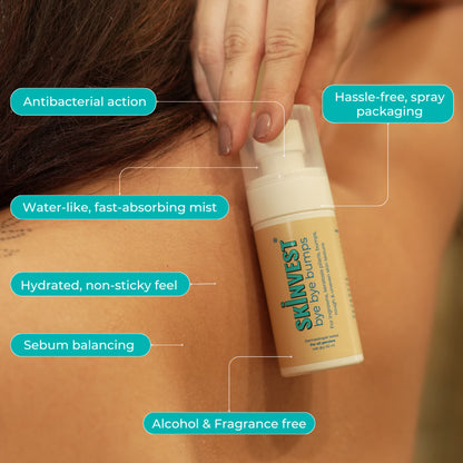 Skinvest Bye Bye Bumps - Exfoliating Body Mist - Distacart