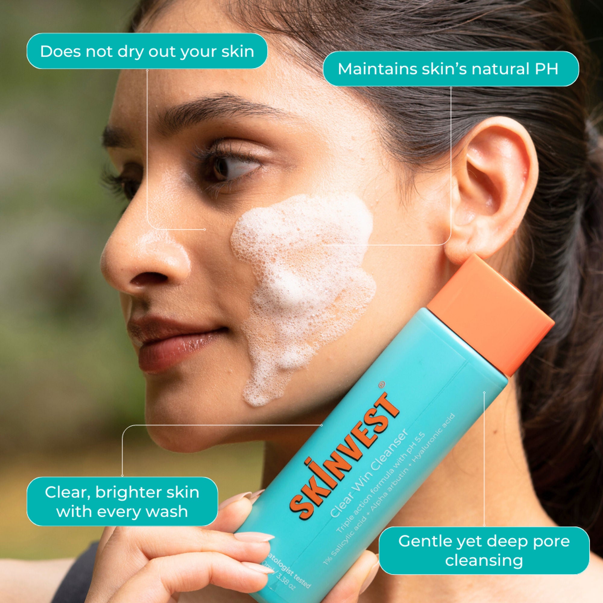 Skinvest Clear win Face Cleanser pH 5.5 - Distacart