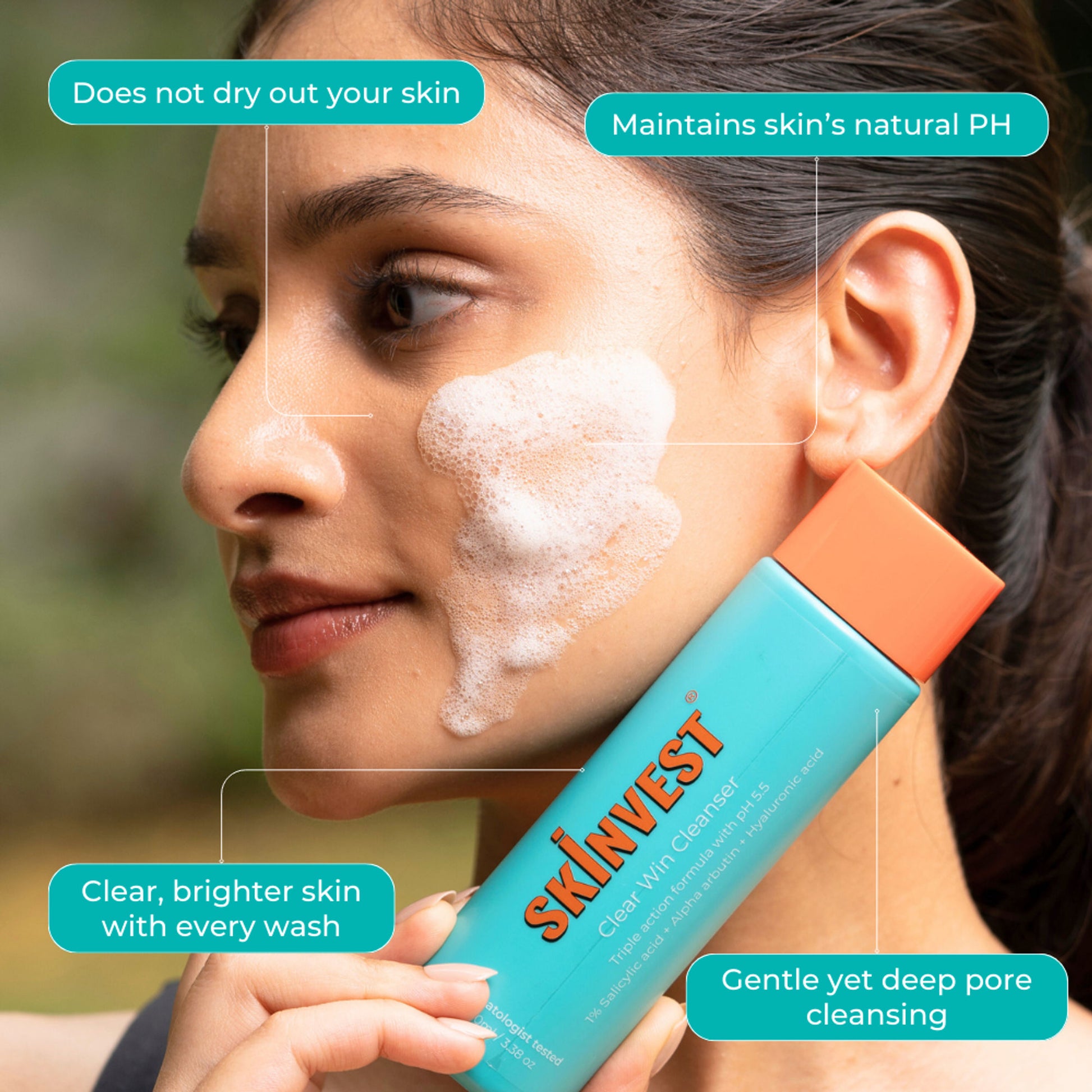 Skinvest Clear win Face Cleanser pH 5.5 - Distacart