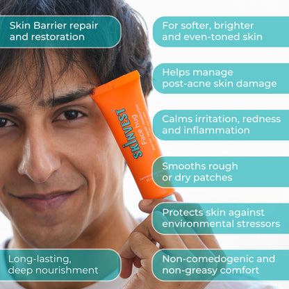 Skinvest Face Hug Barrier Repair Moisturizer 70% Rice water - Distacart