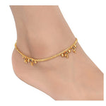 Thumbnail for AanyaCentric Gold Plated Traditional Anklets Payal - Classic and Stylish for Women and Girls - Distacart