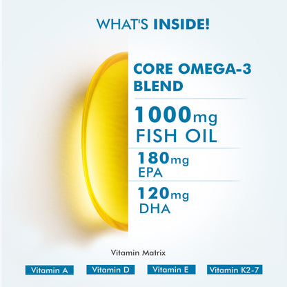 Dr. Morepen Omega 3 Deep Sea Fish Oil Softgels - Distacart