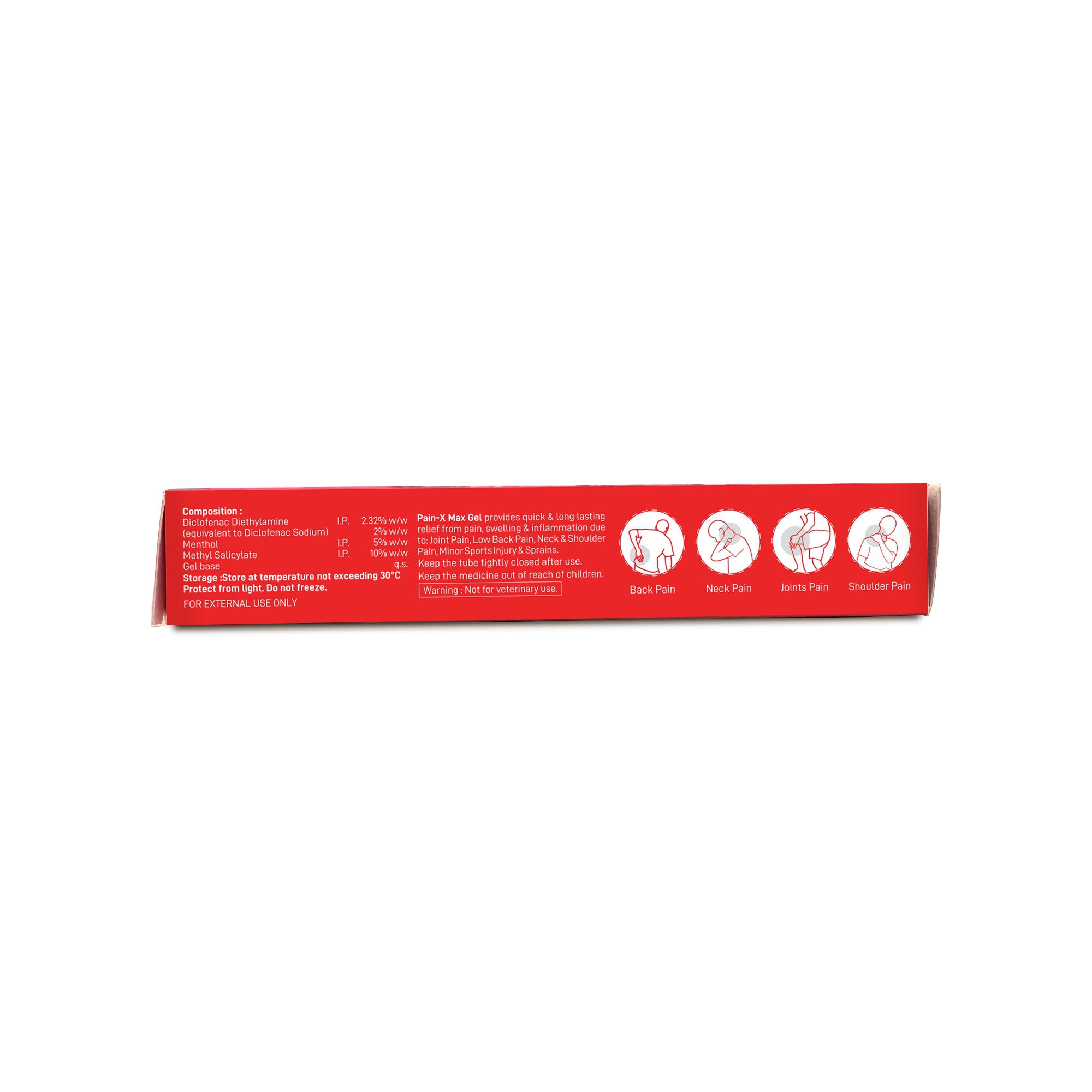 Dr. Morepen Pain-X Max Body Pain Relief Gel - Distacart
