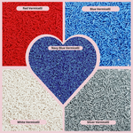 Thumbnail for confect edible patriotic sprinkles mix red white blue silver jimmies justice league sprinkles pack of 5 j4 08