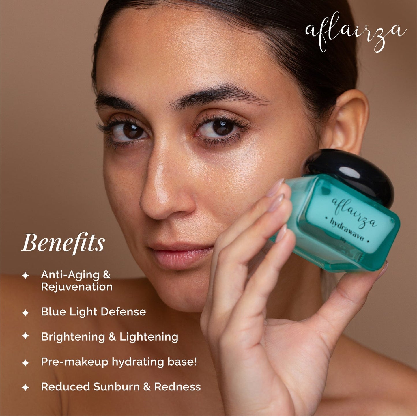 Aflairza Hydrawave Water-Based Face Moisturizer for Deep Hydration For All Skin Types - Distacart