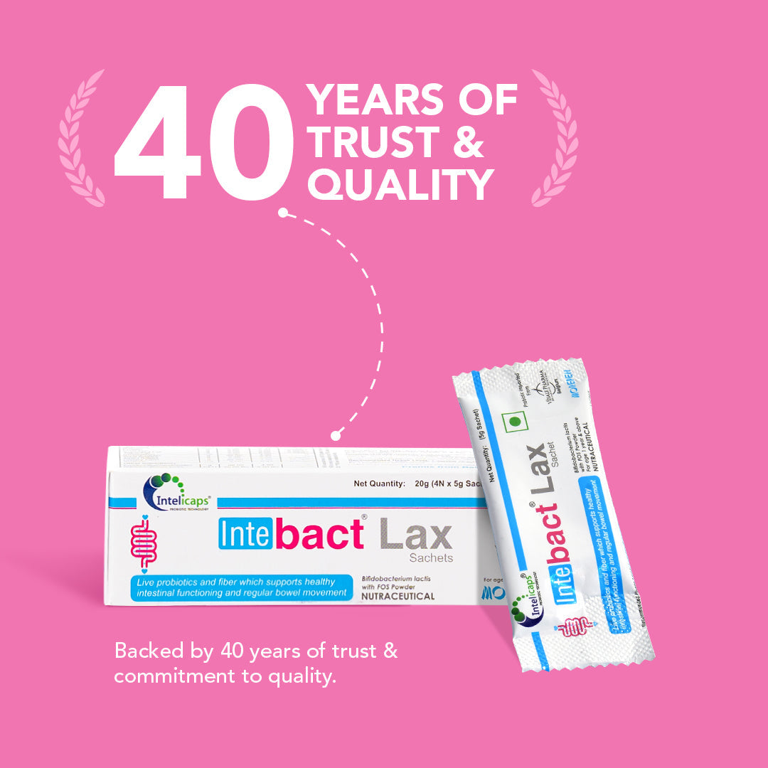 Dr. Morepen Intebact Probiotic Laxative – Best Solution For Constipation Relief