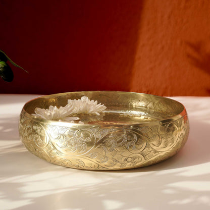 classic chitai design urli try for decoration gold