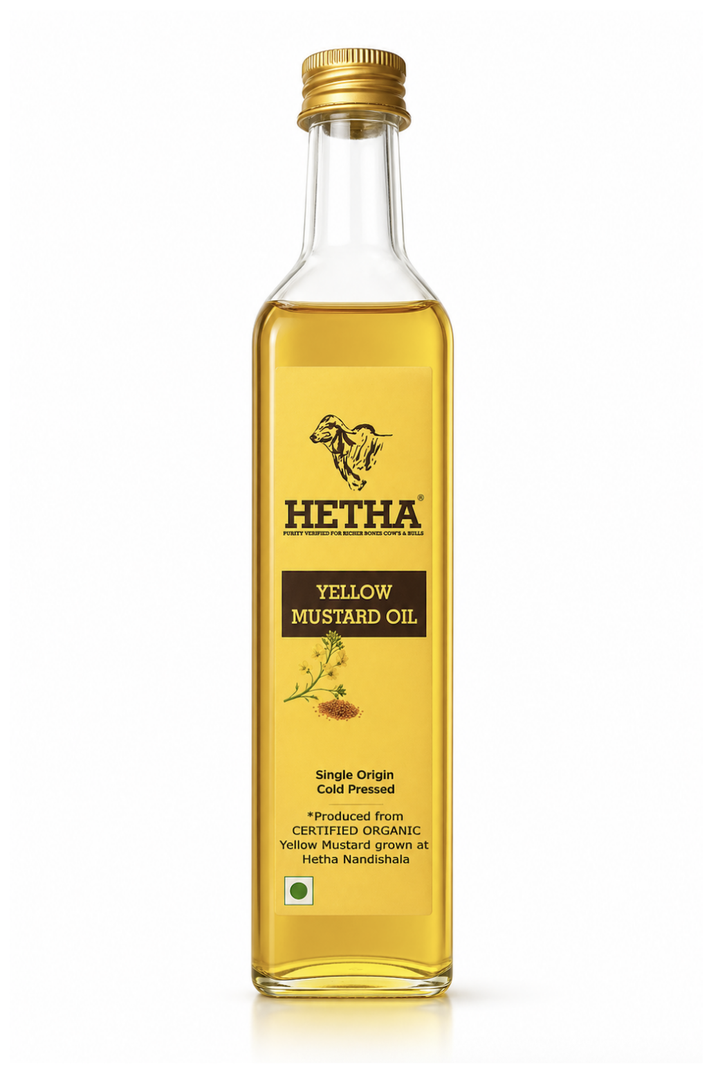 Hetha Yellow Mustard Oil - Single Origin | Cold Pressed - Dista