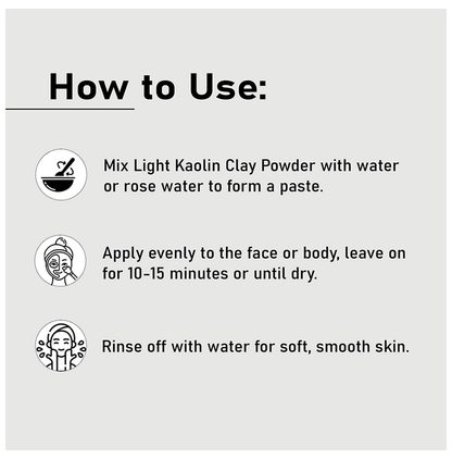Minature Light Kaolin Clay Powder