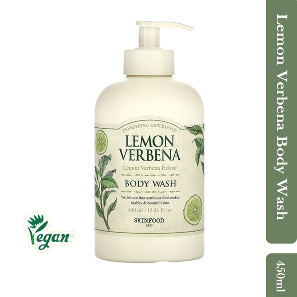 Skinfood Lemon Verbena Body Wash - Energizing, Hydrating, Skin Revitalizing