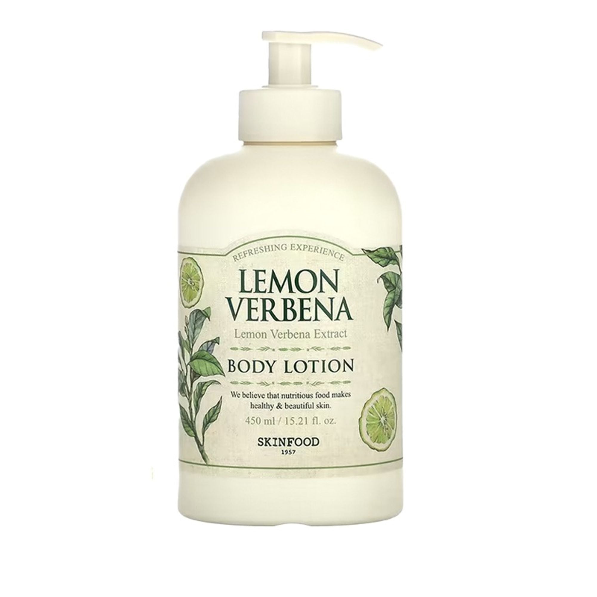 Skinfood Lemon Verbena Body Lotion - Soothing, Refreshing, Skin Softening - Distacart
