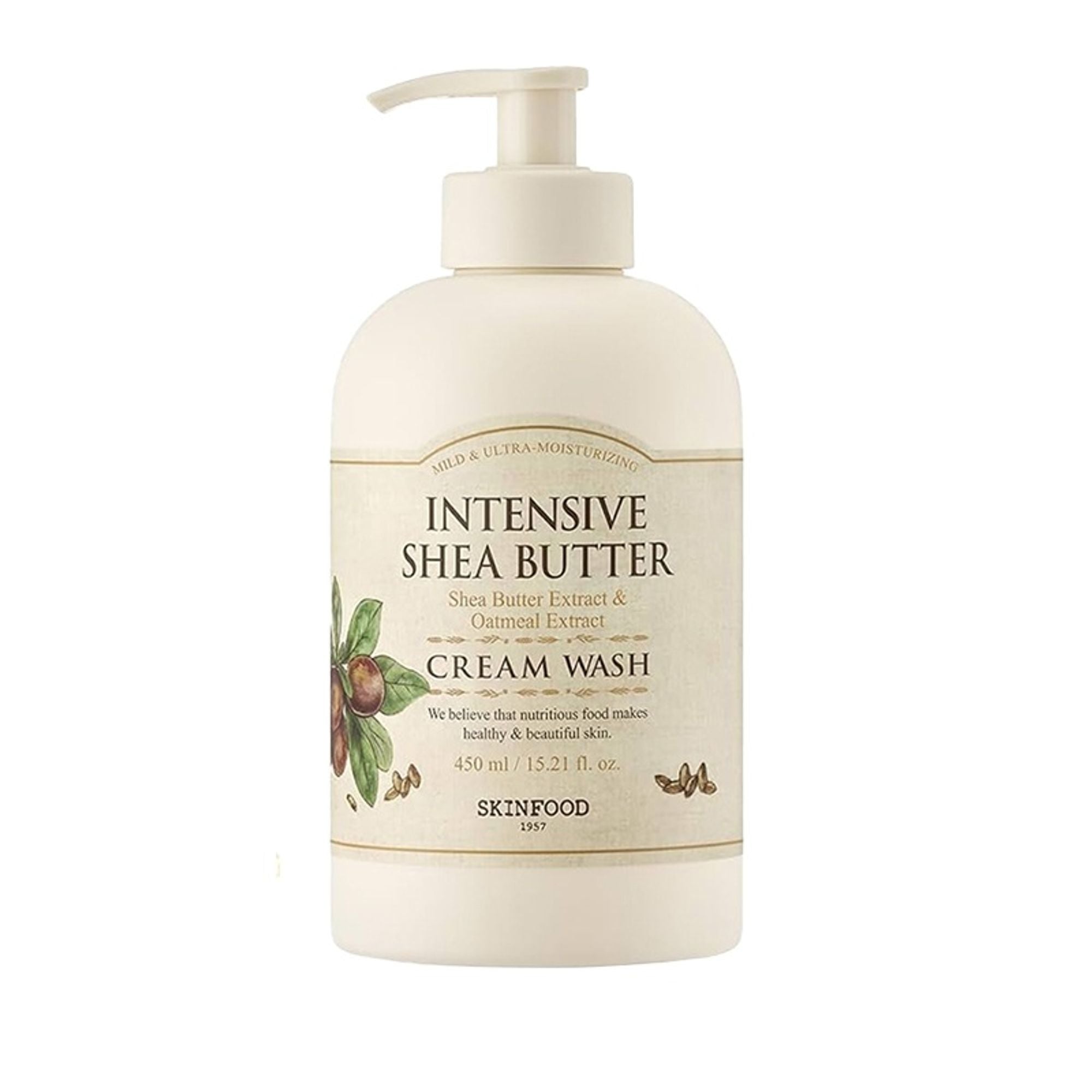 Skinfood Intensive Shea Butter Cream Wash - Nourishing, Moisturizing, Skin Softening - Distacart