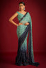 Teeya Creation Green Color Georgette Embroidery Work Saree - Distacart