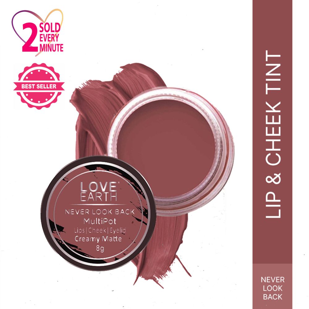 Love Earth Lip Tint & Cheek Tint Multipot - Never Look Back - Distacart