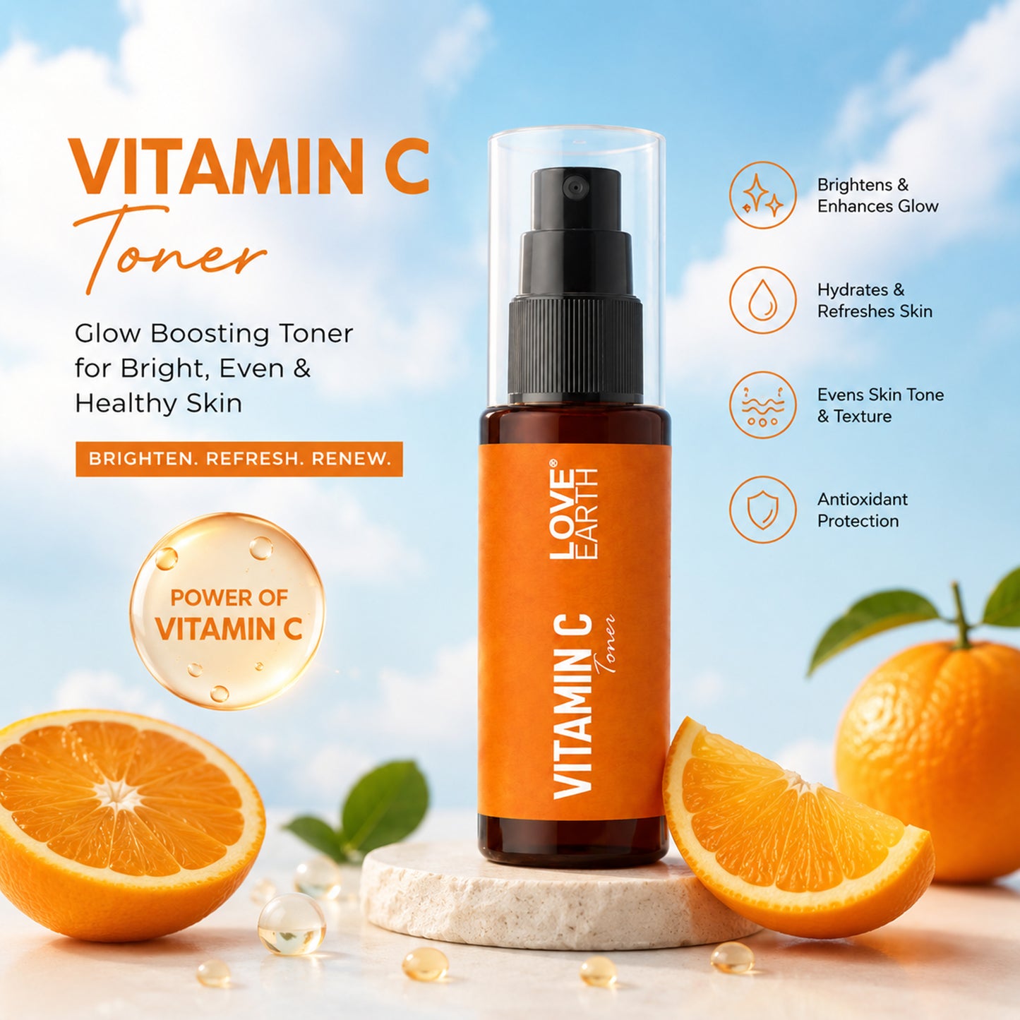 Love Earth Vitamin C Toner - Dista
