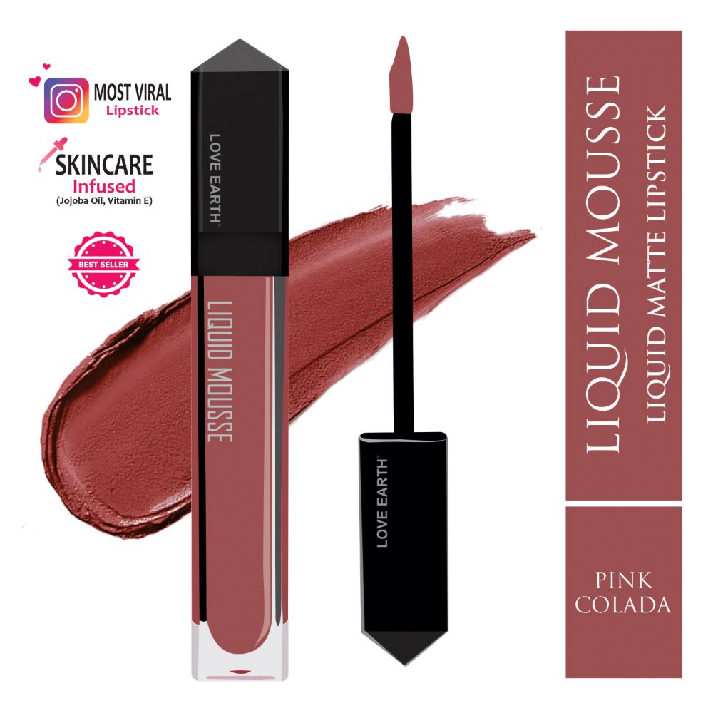 Love Earth Liquid Mousse Lipstick - Pink Colada - Distacart