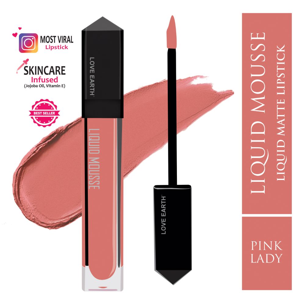 Love Earth Liquid Mousse Lipstick - Pink Lady - Distacart