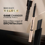 Thumbnail for Swiss Beauty Select Game Changer Eyebrow Pencil - 3 Charcoal Black - Distacart