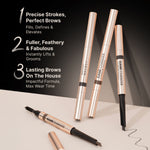 Thumbnail for Swiss Beauty Select Game Changer Eyebrow Pencil - 3 Charcoal Black - Distacart