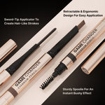 Thumbnail for Swiss Beauty Select Game Changer Eyebrow Pencil - 3 Charcoal Black - Distacart