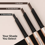 Thumbnail for Swiss Beauty Select Game Changer Eyebrow Pencil - 3 Charcoal Black - Distacart