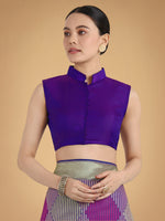 Thumbnail for Monjolika Fashion Lavender Colour Banarasi Silk Zari Weaving Classic Saree