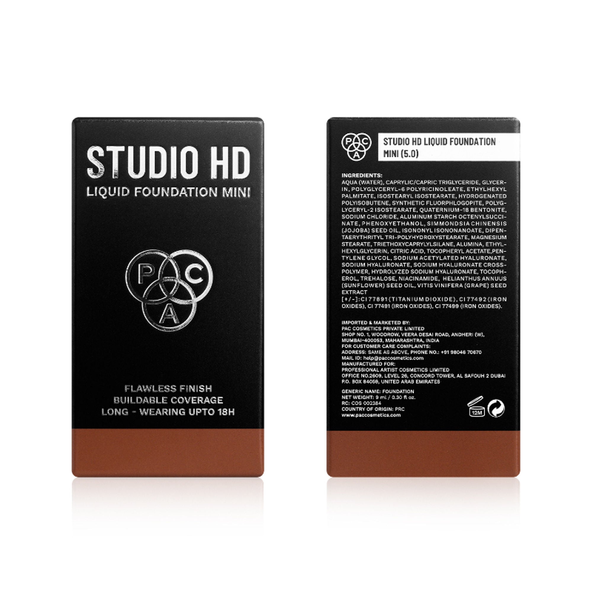 PAC Studio HD Liquid Mini Foundation - 5 - Distacart