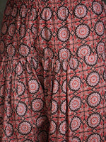 Thumbnail for Indo Era Floral Printed V-Neck Pure Cotton Straight Kurta With Salwar