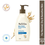 Thumbnail for Aveeno Skin Relief Moisturising Lotion - Oat + Shea Butter Body Moisturizer For Dry & Sensitive Skin