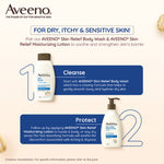 Thumbnail for Aveeno Skin Relief Moisturising Lotion - Oat + Shea Butter Body Moisturizer For Dry & Sensitive Skin