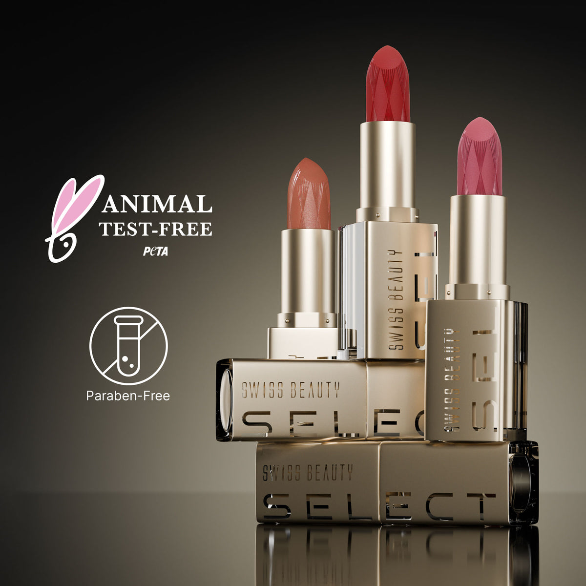 Swiss Beauty Select Creme Touch Hydrating Lipstick - 7 Noble Nude - Distacart