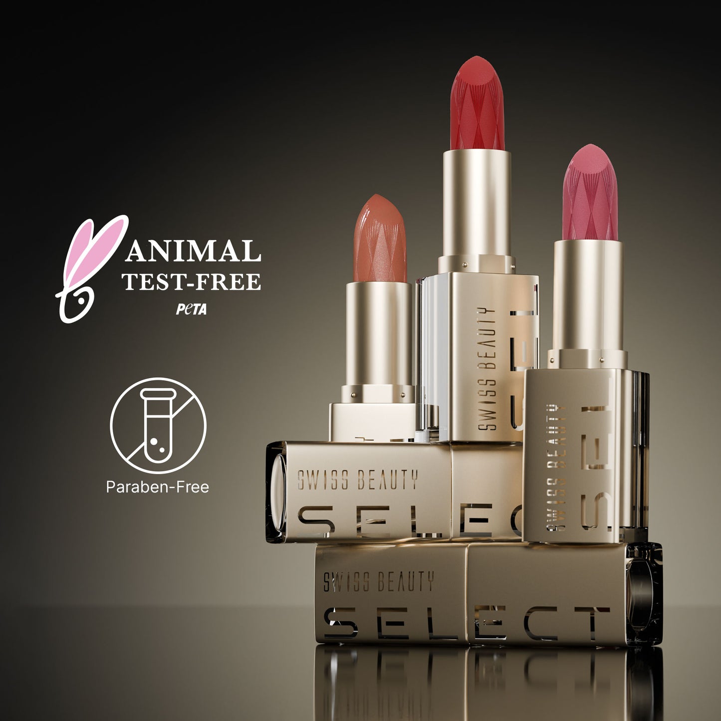 Swiss Beauty Select Creme Touch Hydrating Lipstick - 8 Passionate Pink - Distacart
