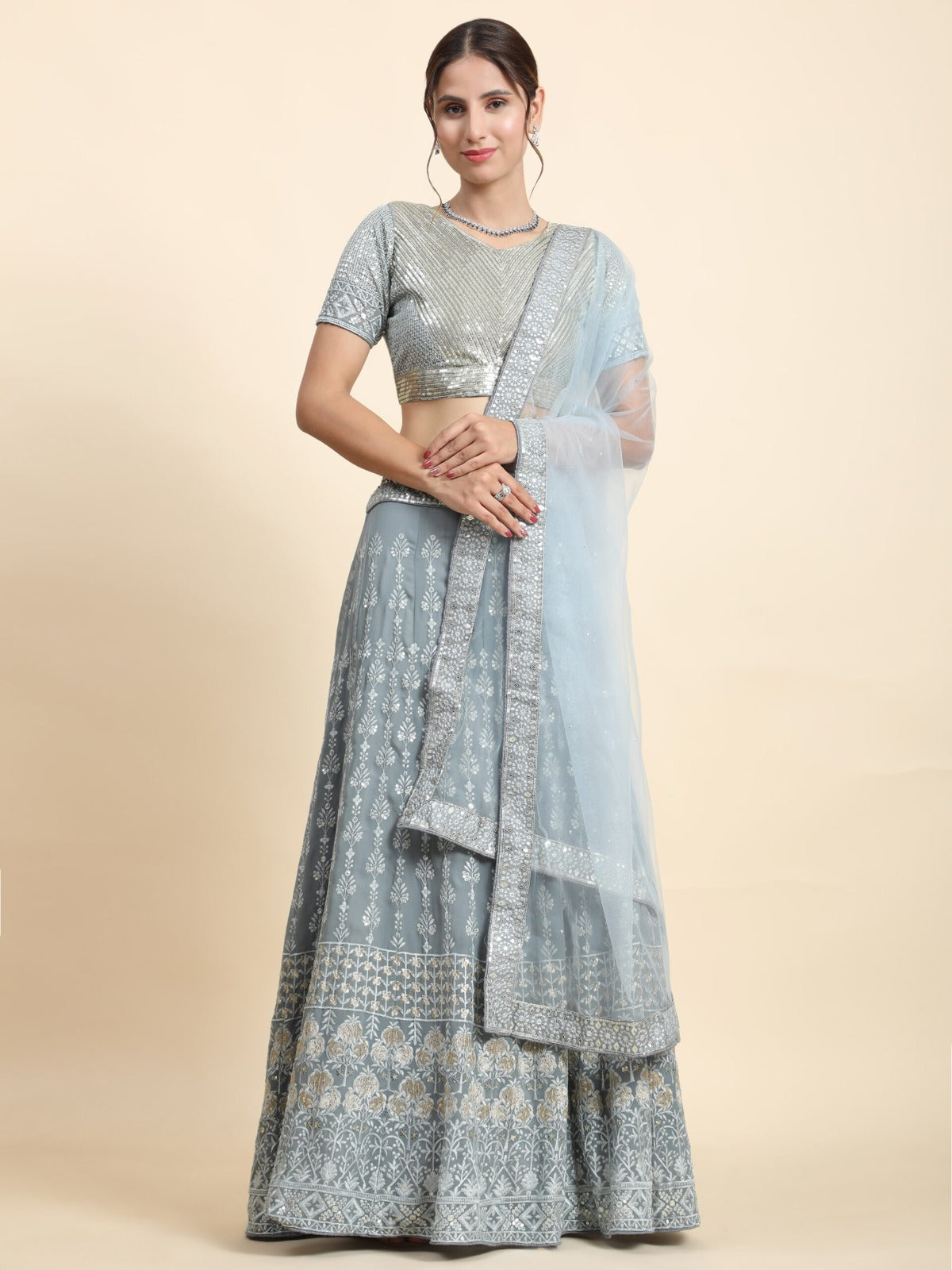 Lehenga Mart Glamorous Designer Lehenga Choli for Bridal and Bridesmaids Wedding Wear Choli - Distacart