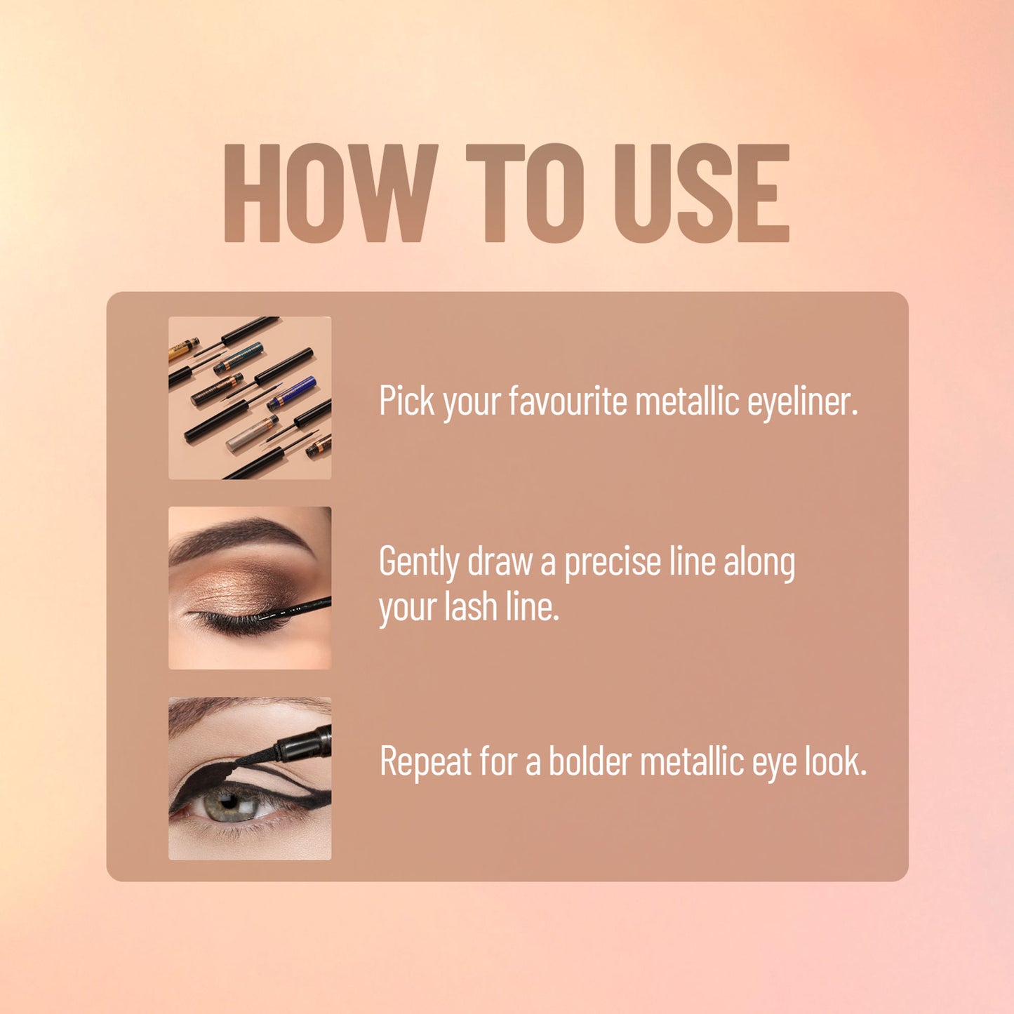 Swiss Beauty Metallic Eyeliner - 5 - Distacart