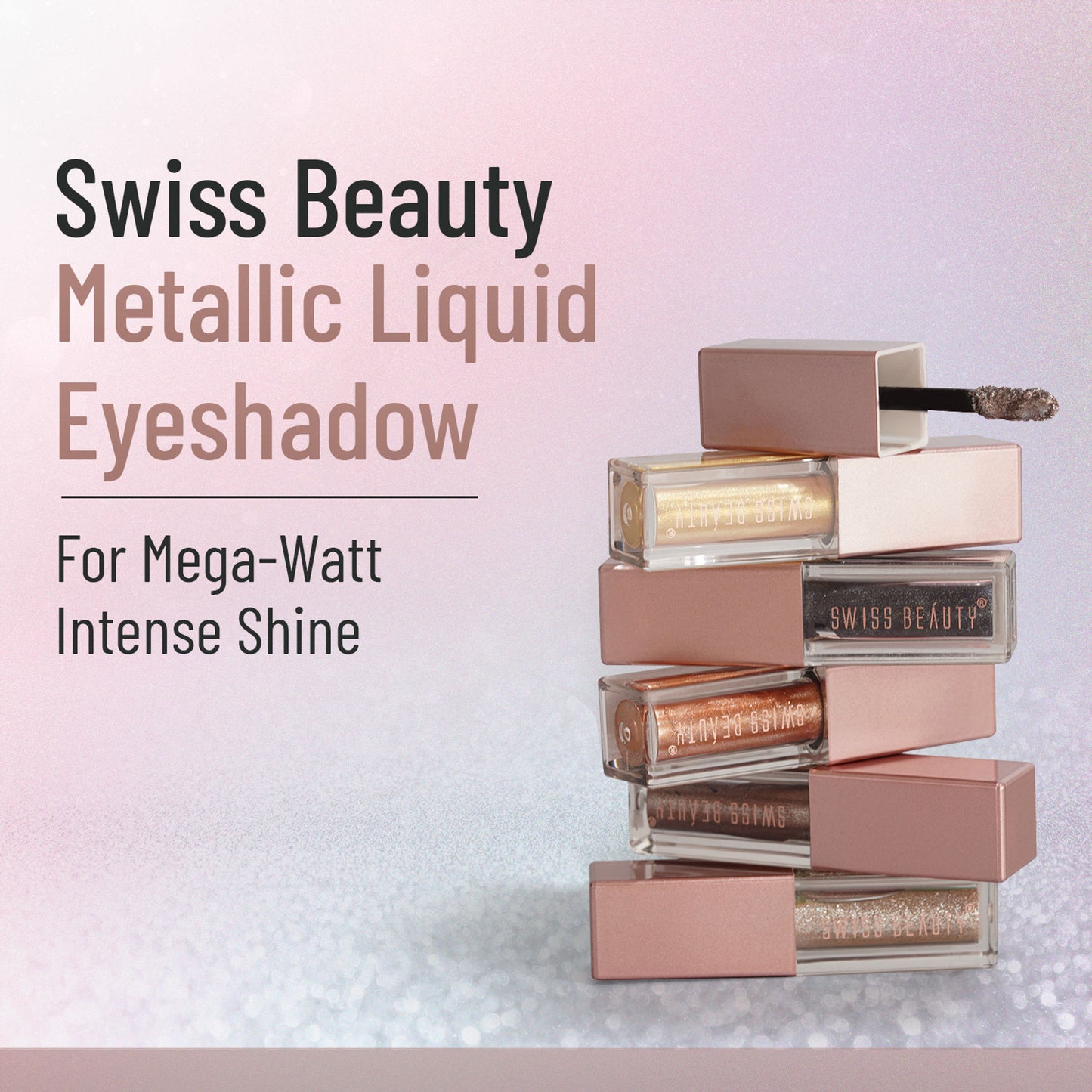 Swiss Beauty Metallic Liquid Eyeshadow - 01 - Distacart