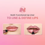 Thumbnail for Swiss Beauty Two In One Lip Liner & Lip Filler - Clear Red - Distacart