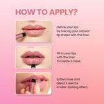 Thumbnail for Swiss Beauty Two In One Lip Liner & Lip Filler - Clear Red - Distacart